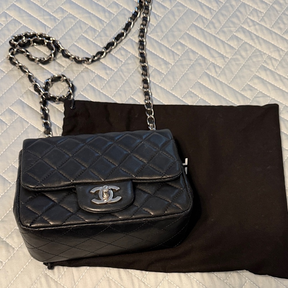 Chanel Black Quilted Crossbody Bag